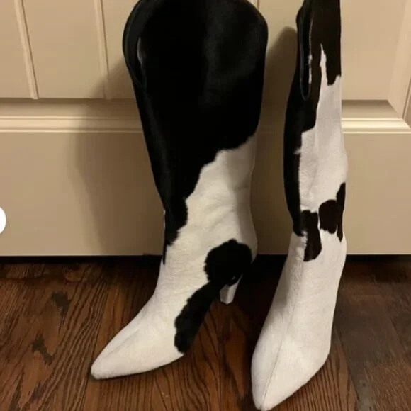 Anine Bing Mid-Calf Western Boots - Picture 2 of 9